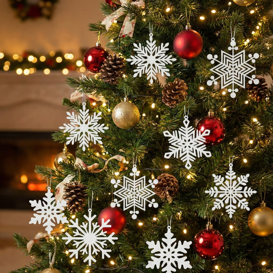 Kolekcija Arctic Frost: Okrasne Snežinke